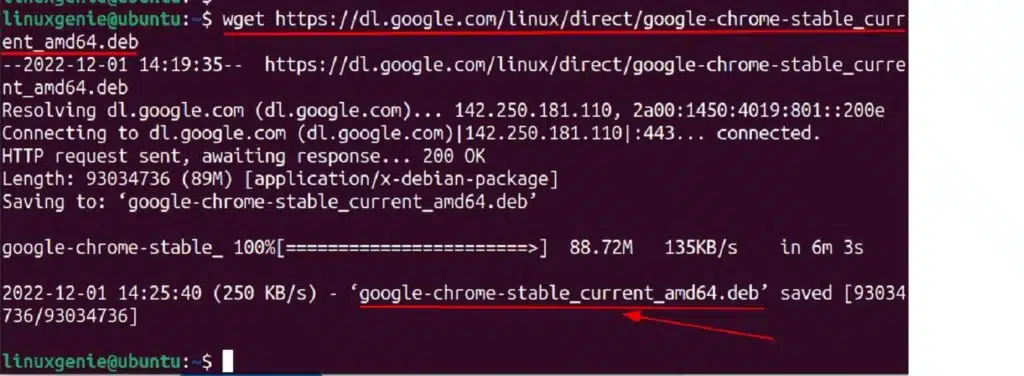 install google chrome on ubuntu 22.04