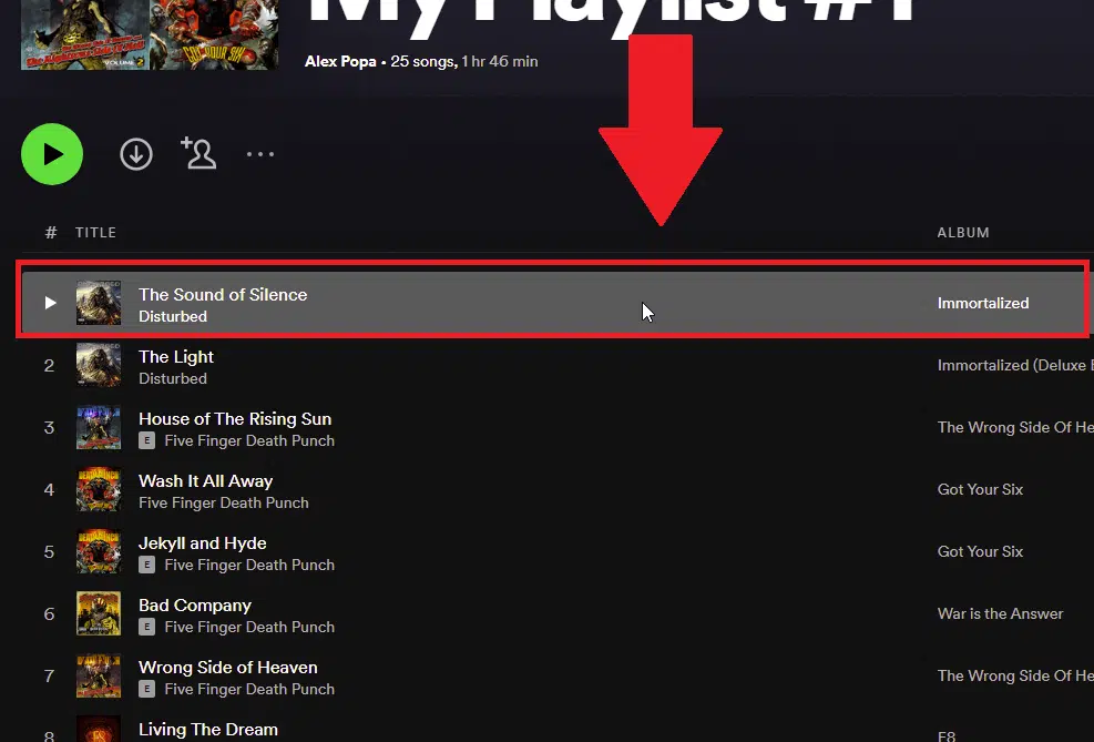 how to select multiple songs on spotify web player